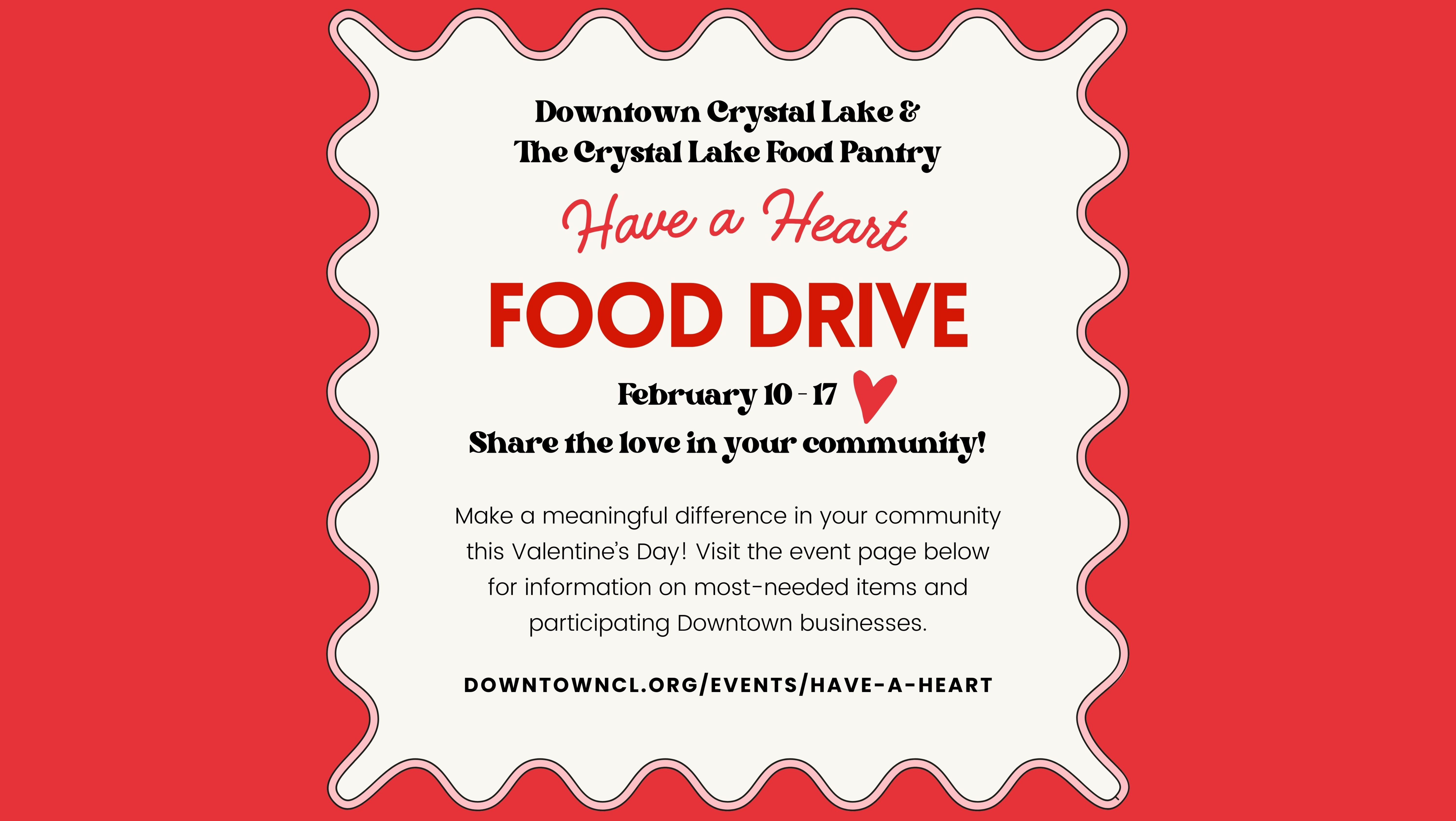 Have a Heart Food Drive